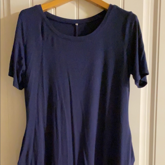Navy t shirt dress - Picture 2 of 5